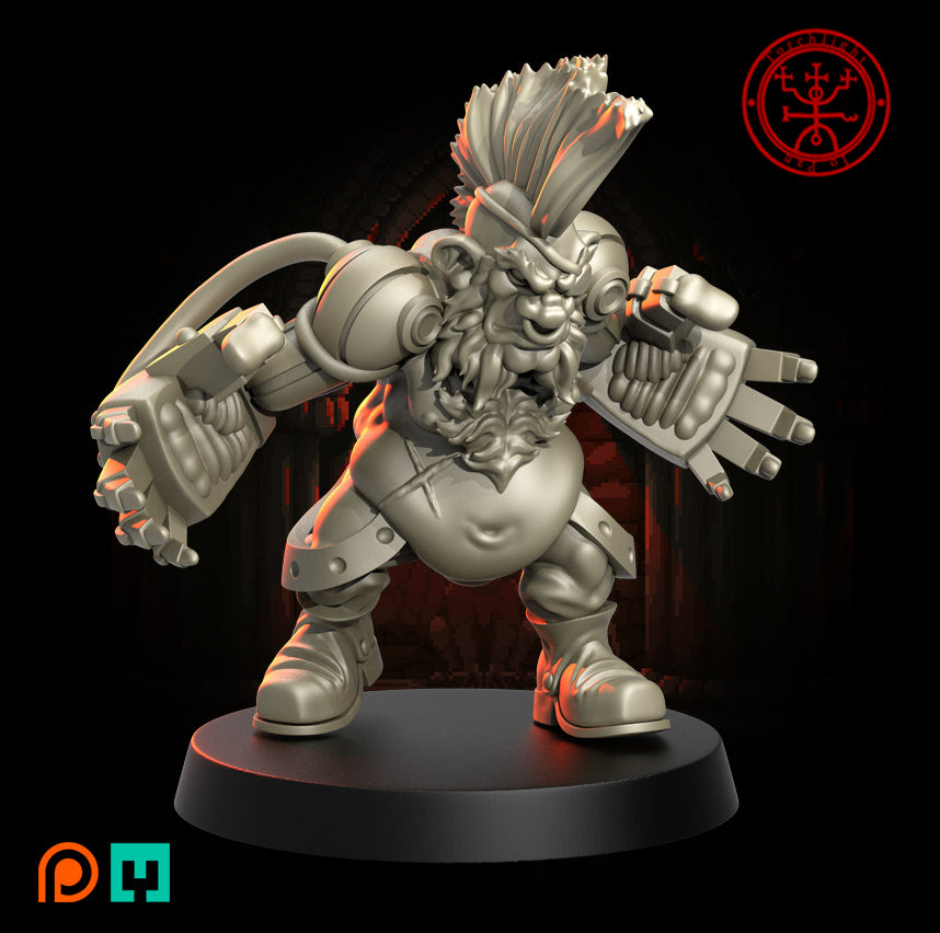 The Sewer Guards – Zwergen-Fantasy-Football-Team – 16 Spieler – Torchlight Miniatures