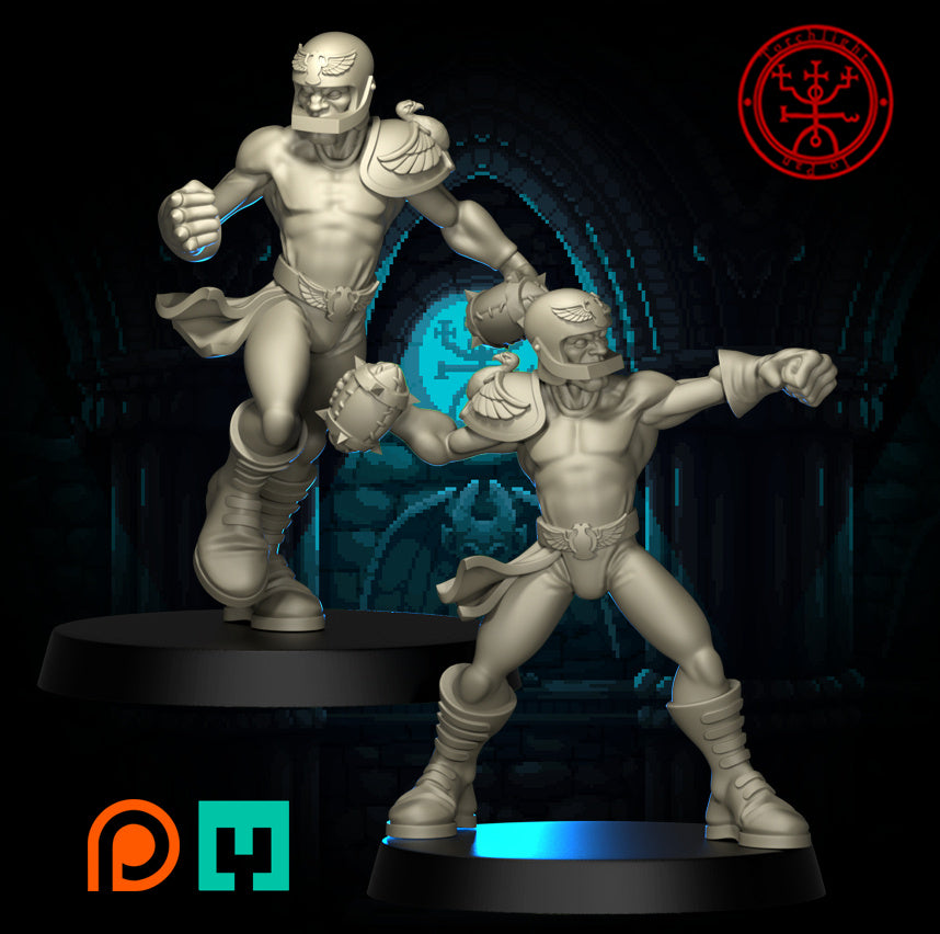 The Regular Plain Regulars – Menschen-Fantasy-Football-Team – 19 Spieler – Torchlight Miniatures