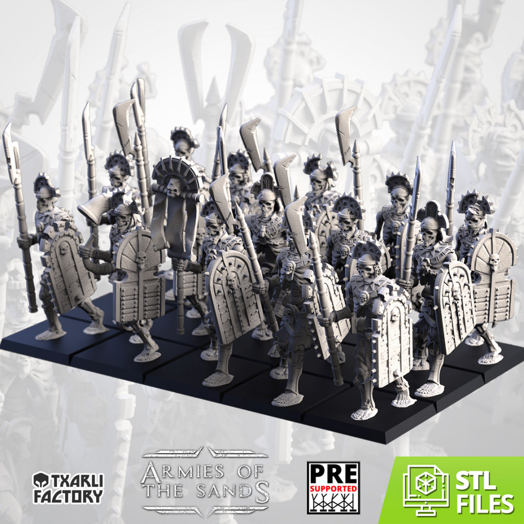 Guardia de la Necrópolis - Ejércitos de las Arenas | Fábrica de Txarli