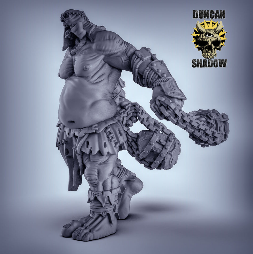Titán gigante con mayales | Sombra de Duncan | Compatible con Dragones y Mazmorras y Pathfinder