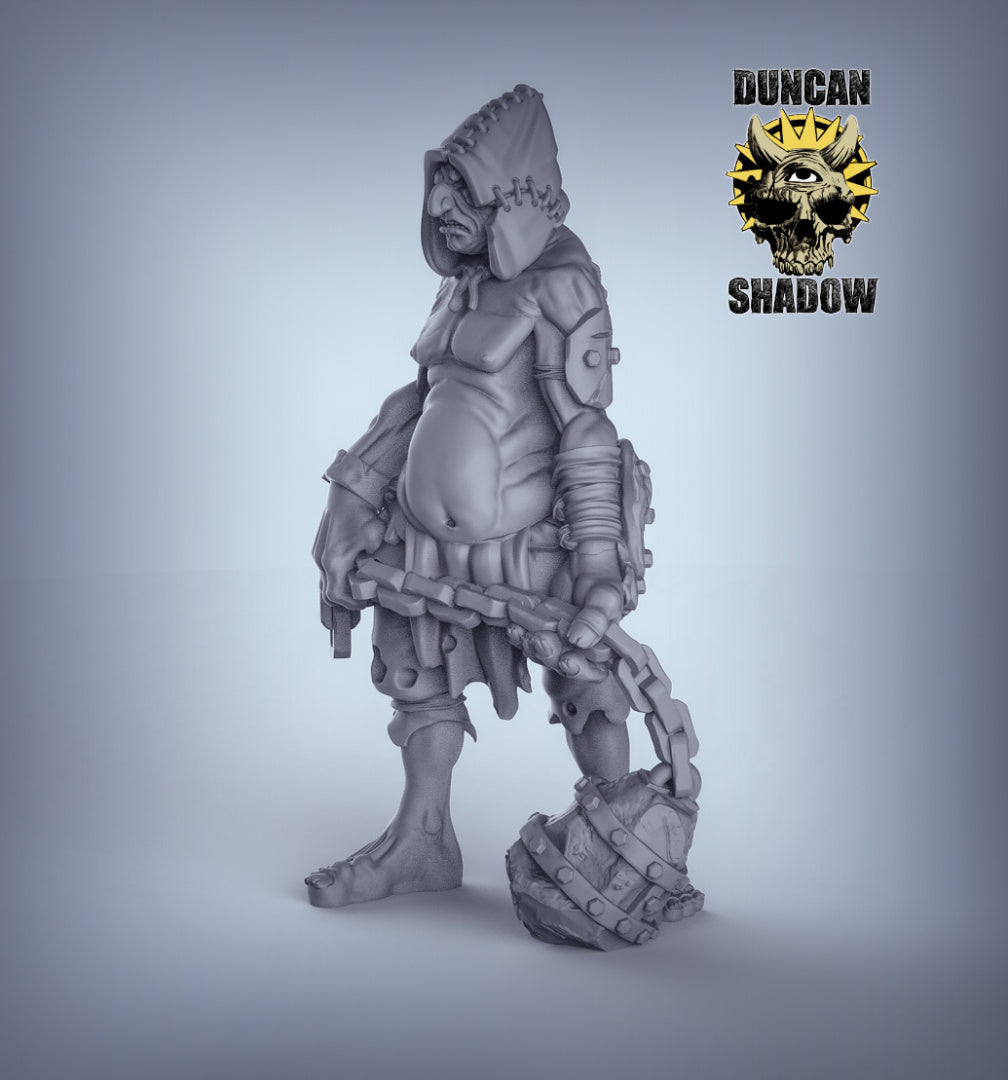 Giant With Flail | Duncan Shadow | Compatible with Dungeons & Dragons and Pathfinder