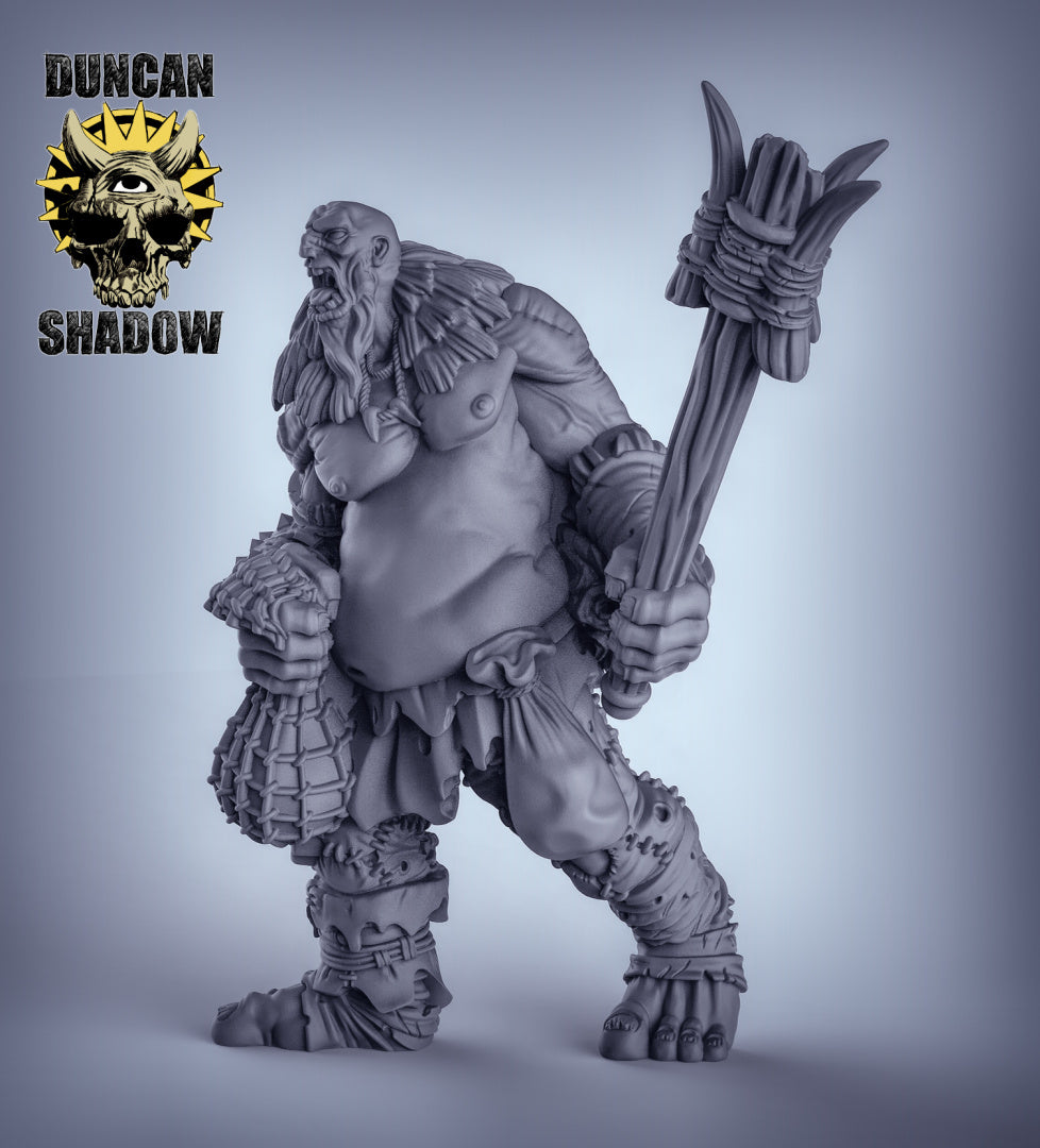 Giant Titan With Club | Duncan Shadow | Compatible with Dungeons & Dragons and Pathfinder
