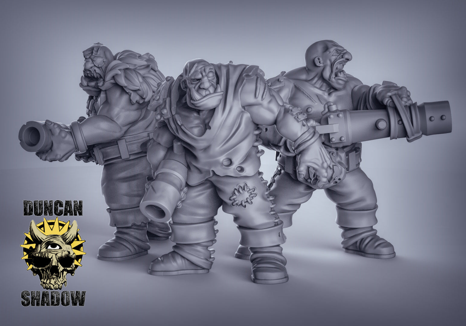 Ogros con cañones | Sombra de Duncan | Compatible con Dragones y Mazmorras y Pathfinder