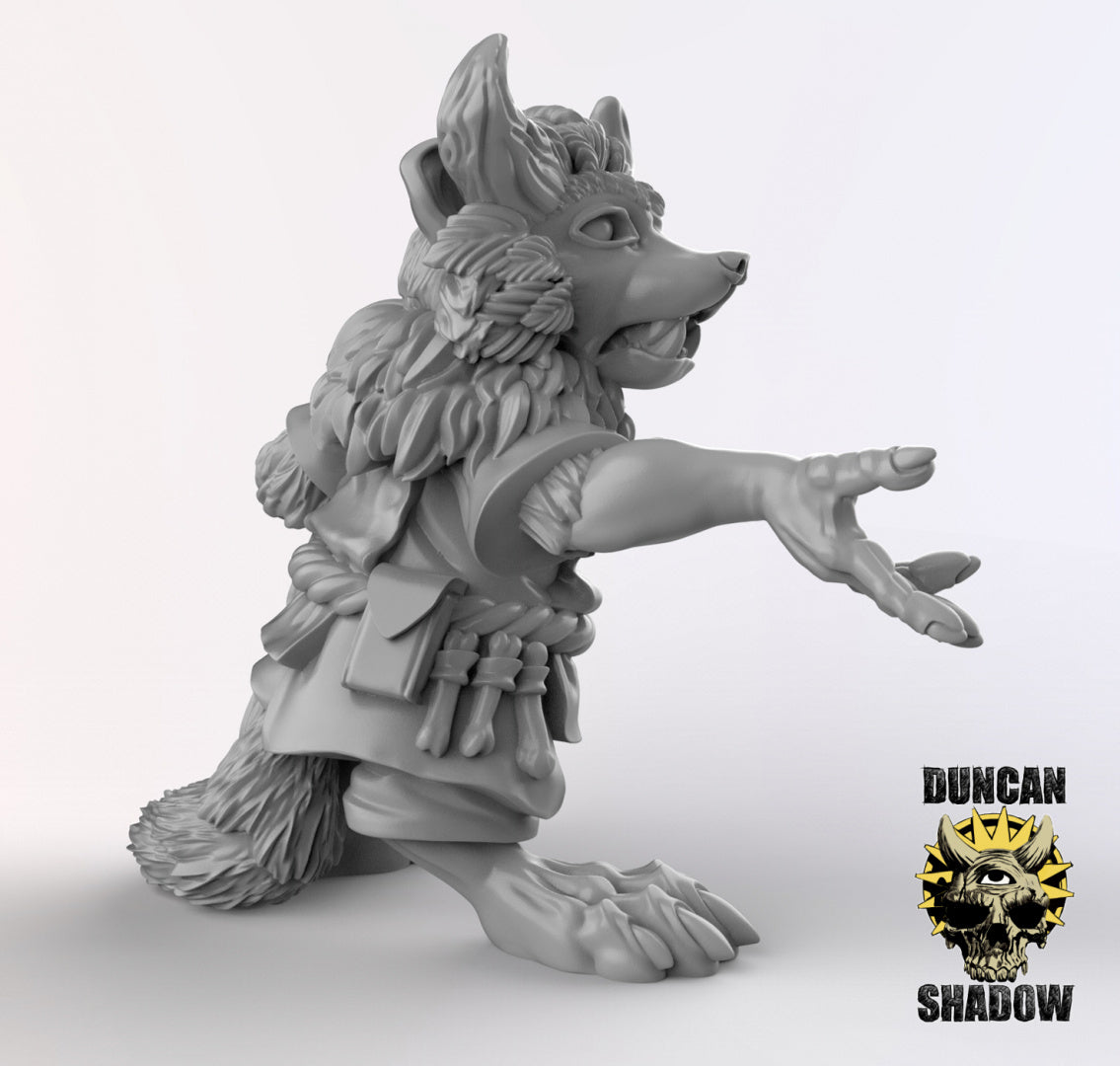 Raccoon Folk Druids | Duncan Shadow | Compatible with Dungeons & Dragons and Pathfinder