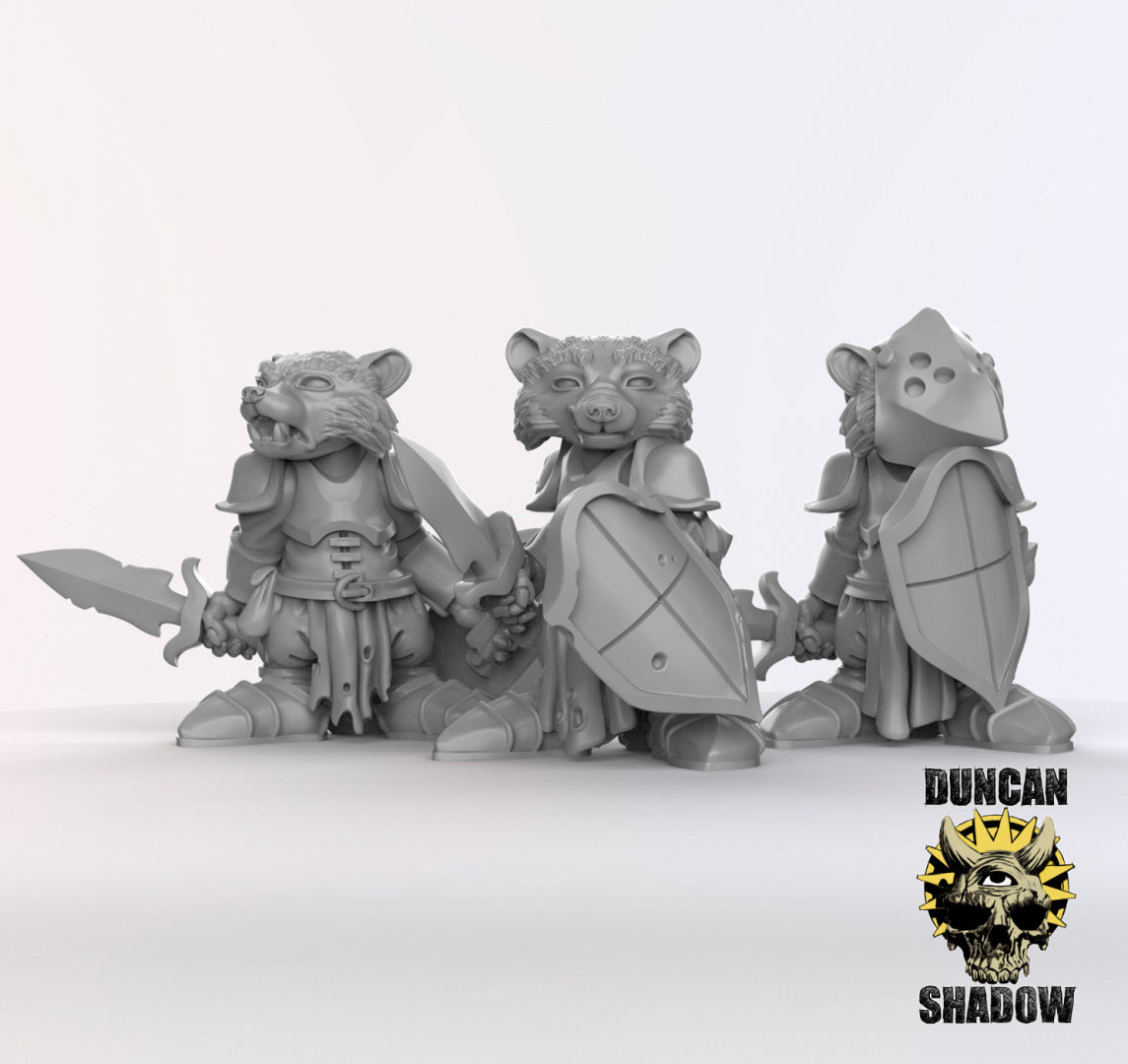 Caballeros populares mapaches | Sombra de Duncan | Compatible con Dragones y Mazmorras y Pathfinder