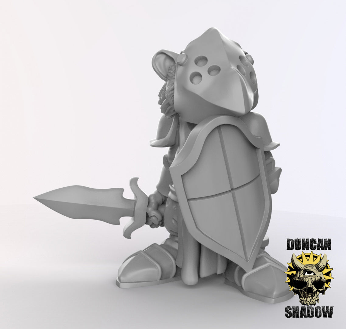 Raccoon Folk Knights | Duncan Shadow | Compatible with Dungeons & Dragons and Pathfinder