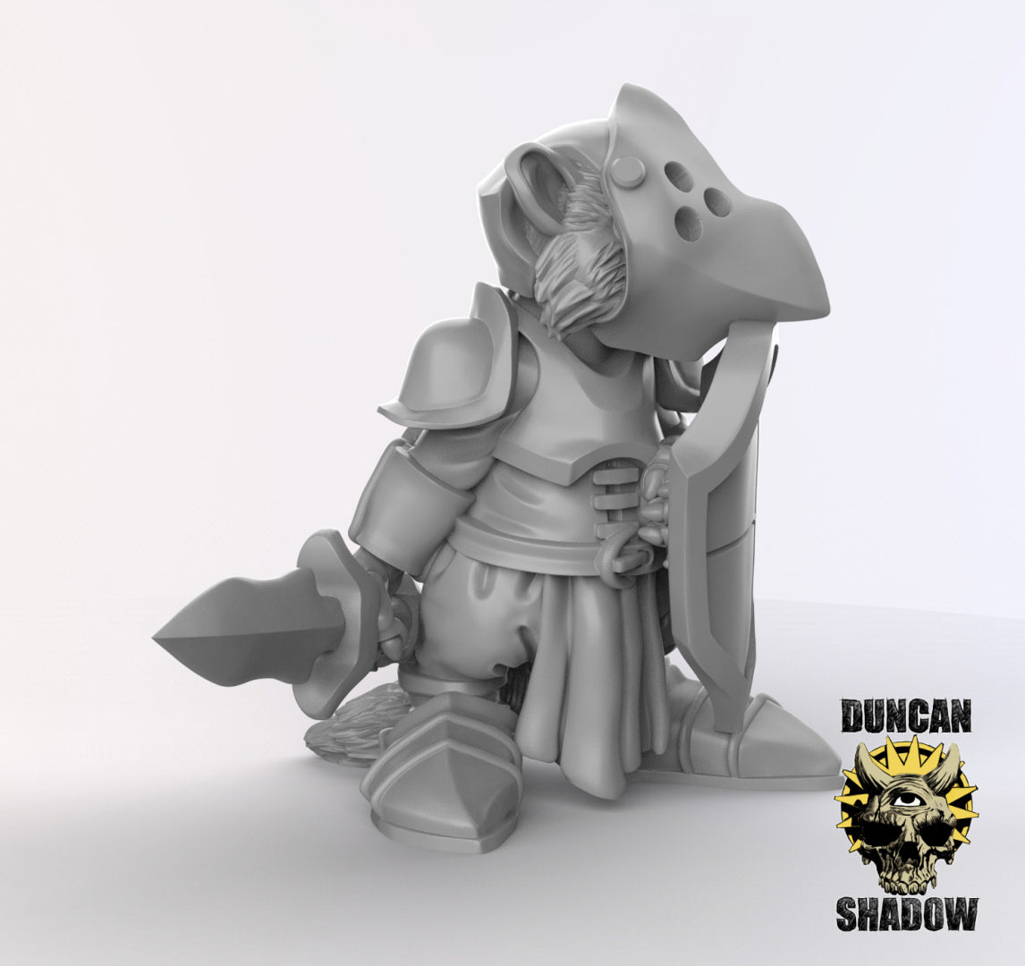 Raccoon Folk Knights | Duncan Shadow | Compatible with Dungeons & Dragons and Pathfinder