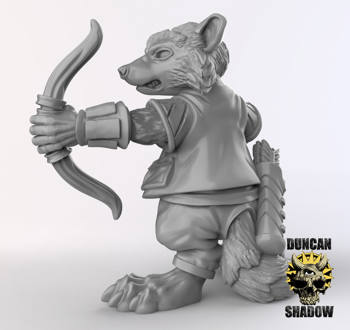 Raccoon Folk Rogues | Duncan Shadow | Compatible with Dungeons & Dragons and Pathfinder
