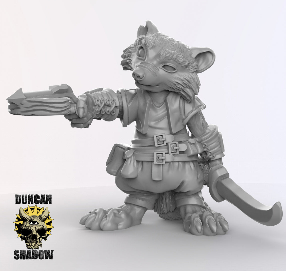Raccoon Folk Rogues | Duncan Shadow | Compatible with Dungeons & Dragons and Pathfinder