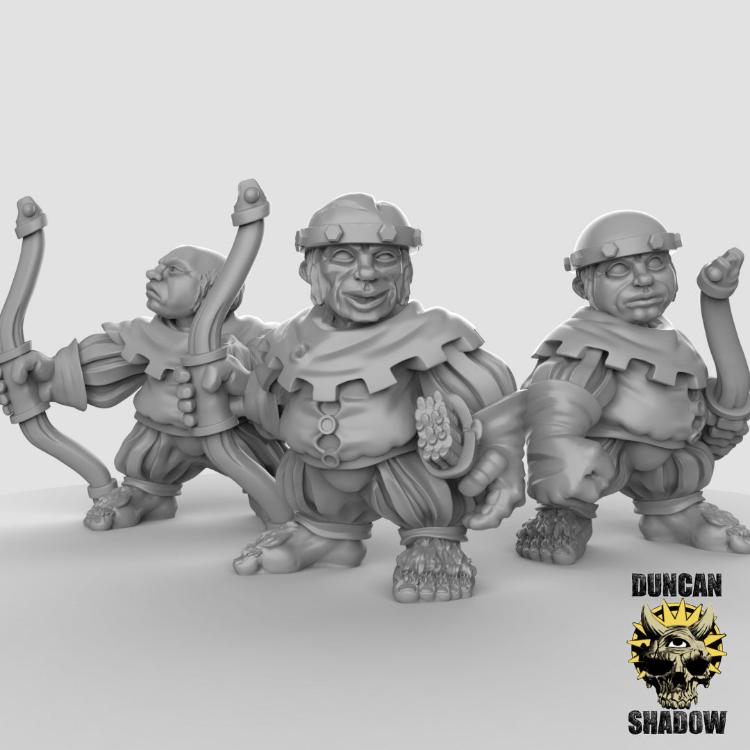 Medianos con arcos | Sombra de Duncan | Compatible con Dragones y Mazmorras y Pathfinder