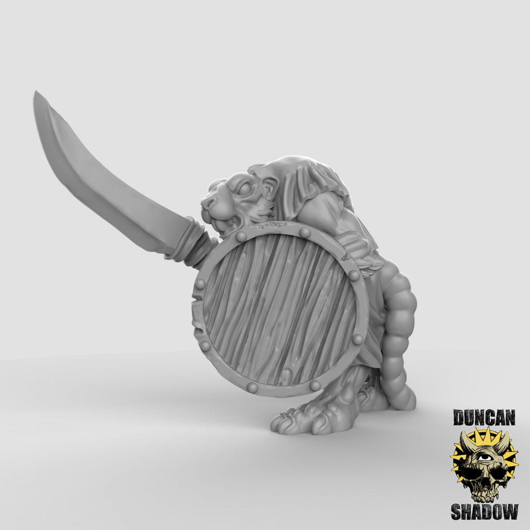 Rattenvolk mit Speeren | Duncan Shadow | Kompatibel mit Dungeons & Dragons und Pathfinder