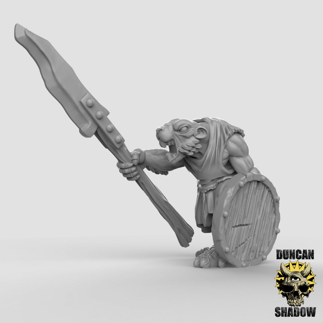Rattenvolk mit Speeren | Duncan Shadow | Kompatibel mit Dungeons & Dragons und Pathfinder