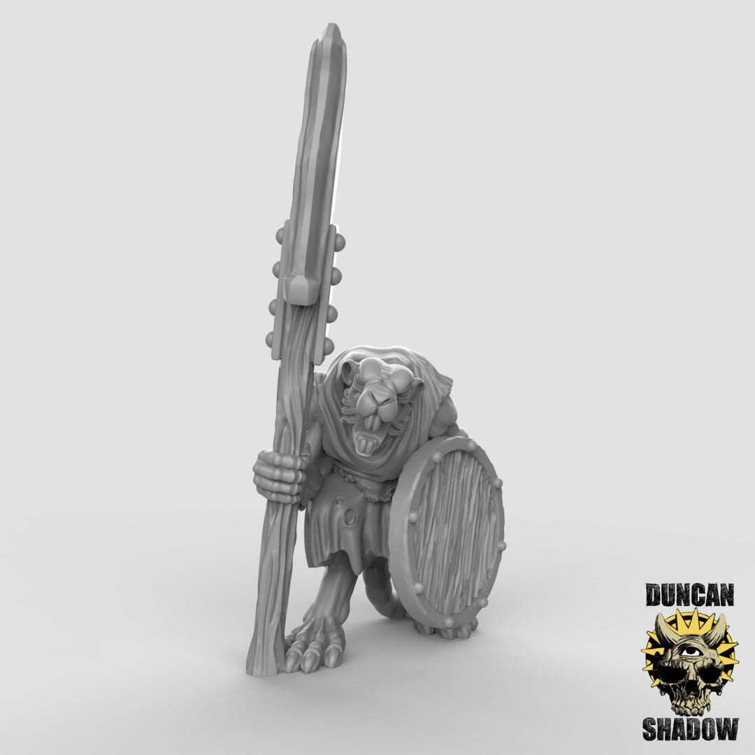 Rattenvolk mit Speeren | Duncan Shadow | Kompatibel mit Dungeons & Dragons und Pathfinder
