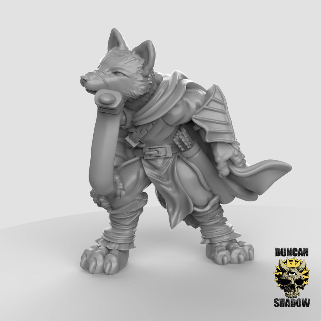 Kitsune Fox Folk Rangers | Duncan Shadow | Compatible with Dungeons & Dragons and Pathfinder