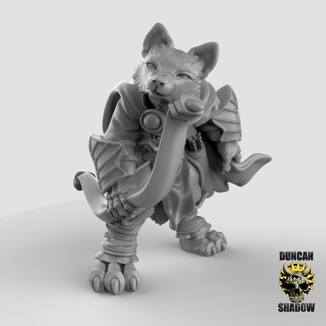 Kitsune Fox Folk Rangers | Duncan Shadow | Compatible with Dungeons & Dragons and Pathfinder