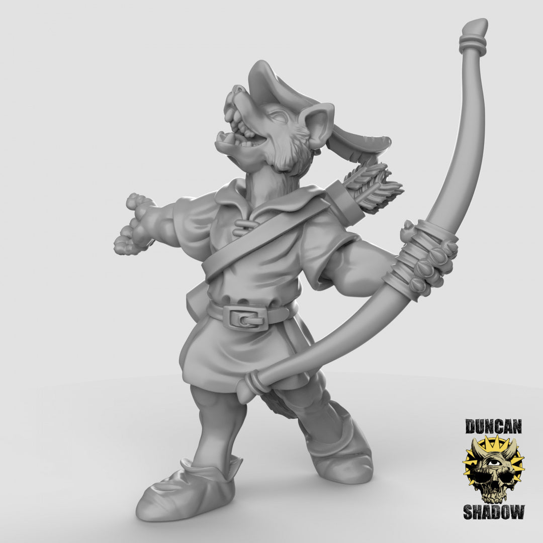 Kitsune Fox Folk Rangers | Duncan Shadow | Compatible with Dungeons & Dragons and Pathfinder