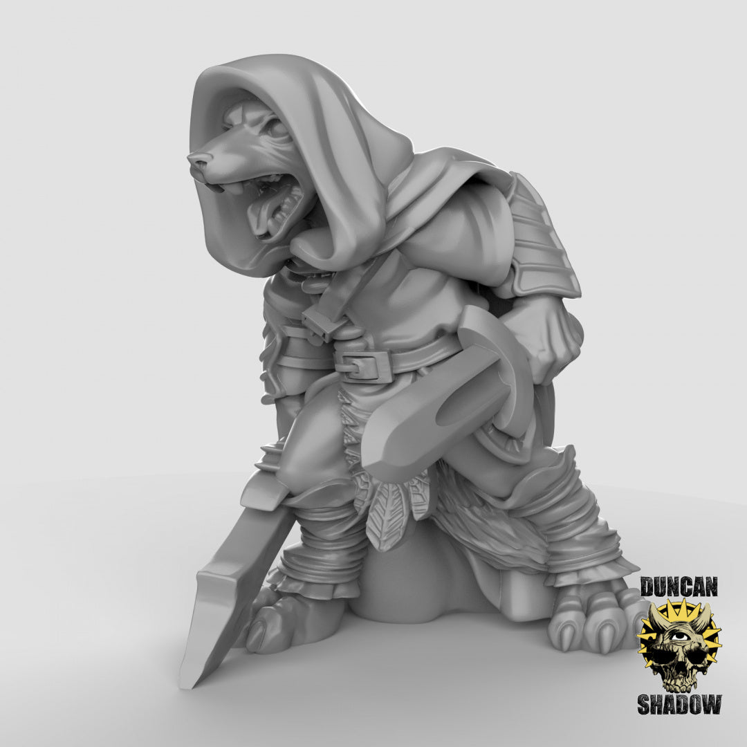 Kitsune Fox Folk Rangers | Duncan Shadow | Compatible with Dungeons & Dragons and Pathfinder