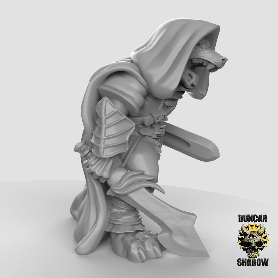 Kitsune Fox Folk Rangers | Duncan Shadow | Compatible with Dungeons & Dragons and Pathfinder