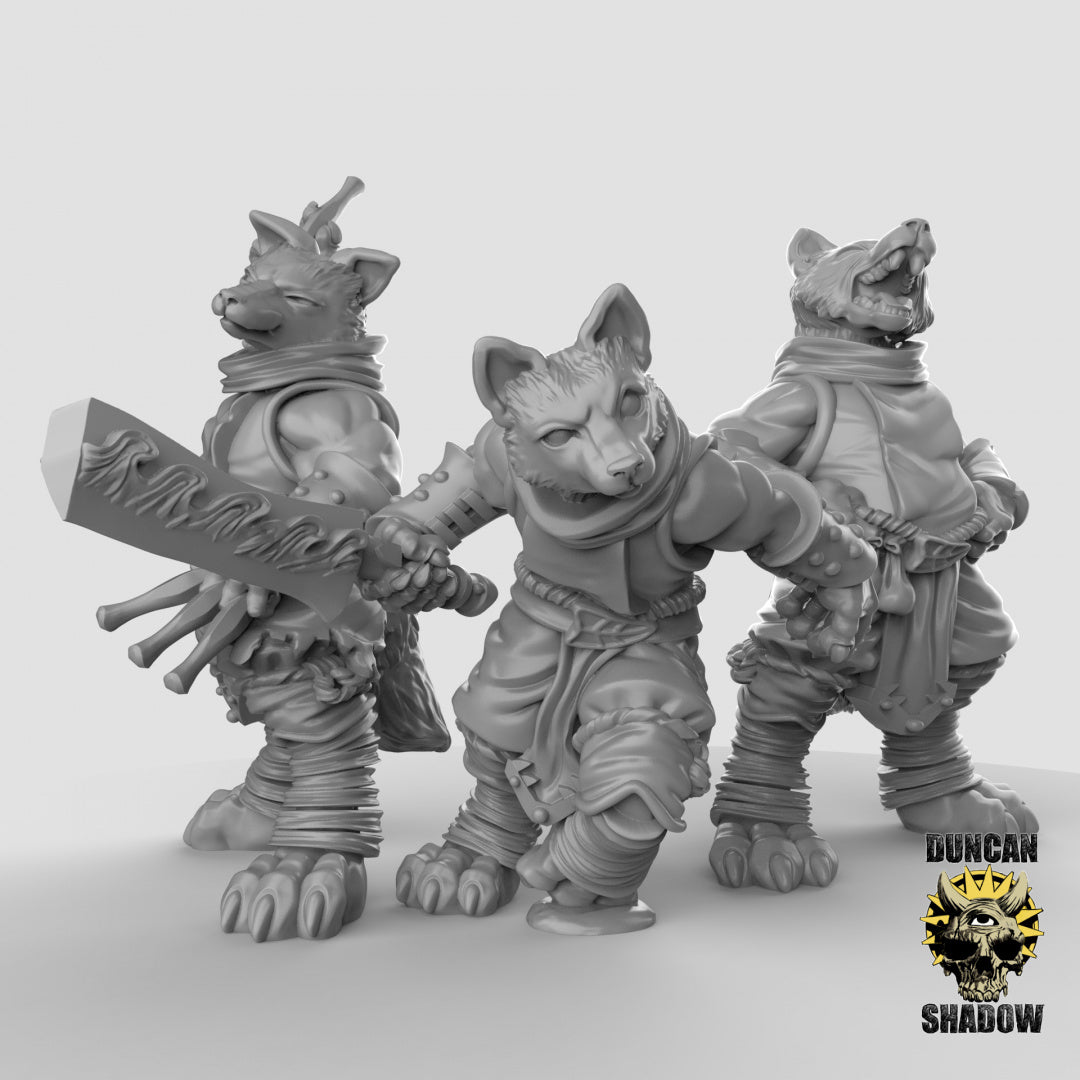 Kitsune Fox Folk Pícaros | Sombra de Duncan | Compatible con Dragones y Mazmorras y Pathfinder