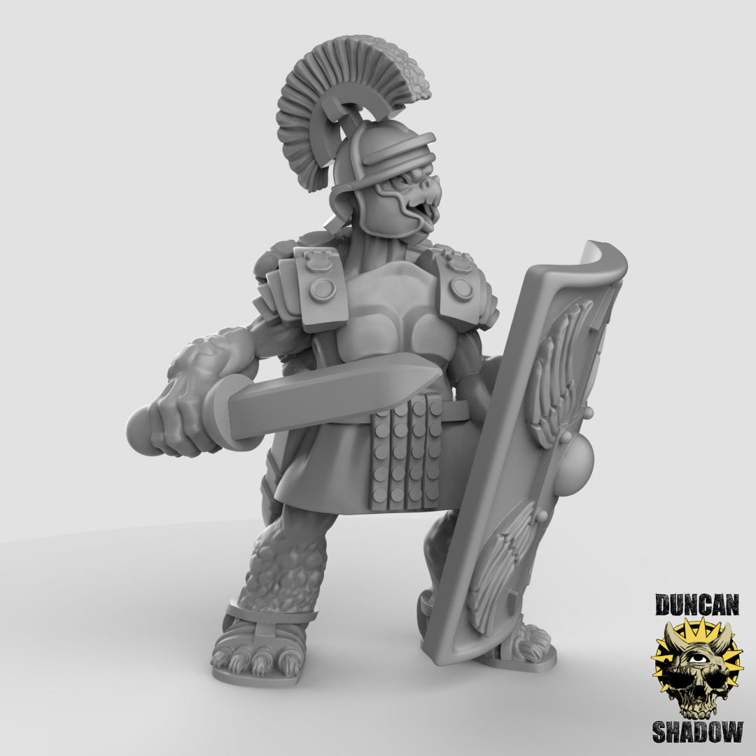 Tortol Turtle Folk Fighters | Duncan Shadow | Compatible with Dungeons & Dragons and Pathfinder