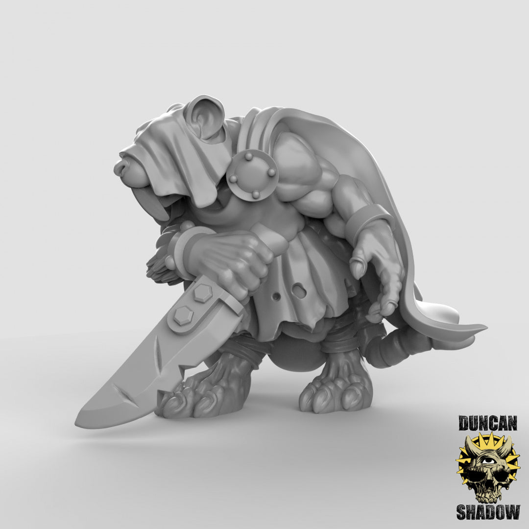 Rat Folk Gutter Runners | Duncan Shadow | Compatible with Dungeons & Dragons and Pathfinder