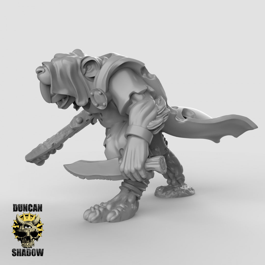 Rat Folk Gutter Runners | Duncan Shadow | Compatible with Dungeons & Dragons and Pathfinder