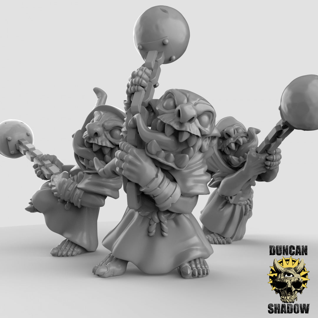 Duendes con bolas y cadenas | Sombra de Duncan | Compatible con Dragones y Mazmorras y Pathfinder