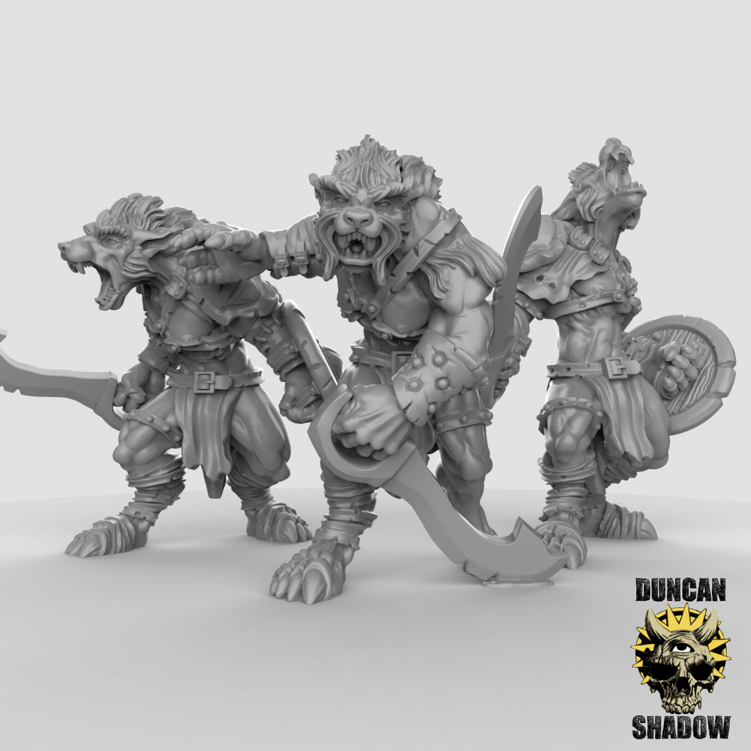 Guerreros lobos | Sombra de Duncan | Compatible con Dragones y Mazmorras y Pathfinder