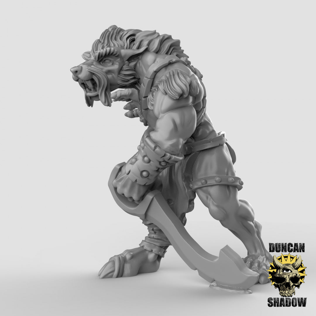Guerreros lobos | Sombra de Duncan | Compatible con Dragones y Mazmorras y Pathfinder
