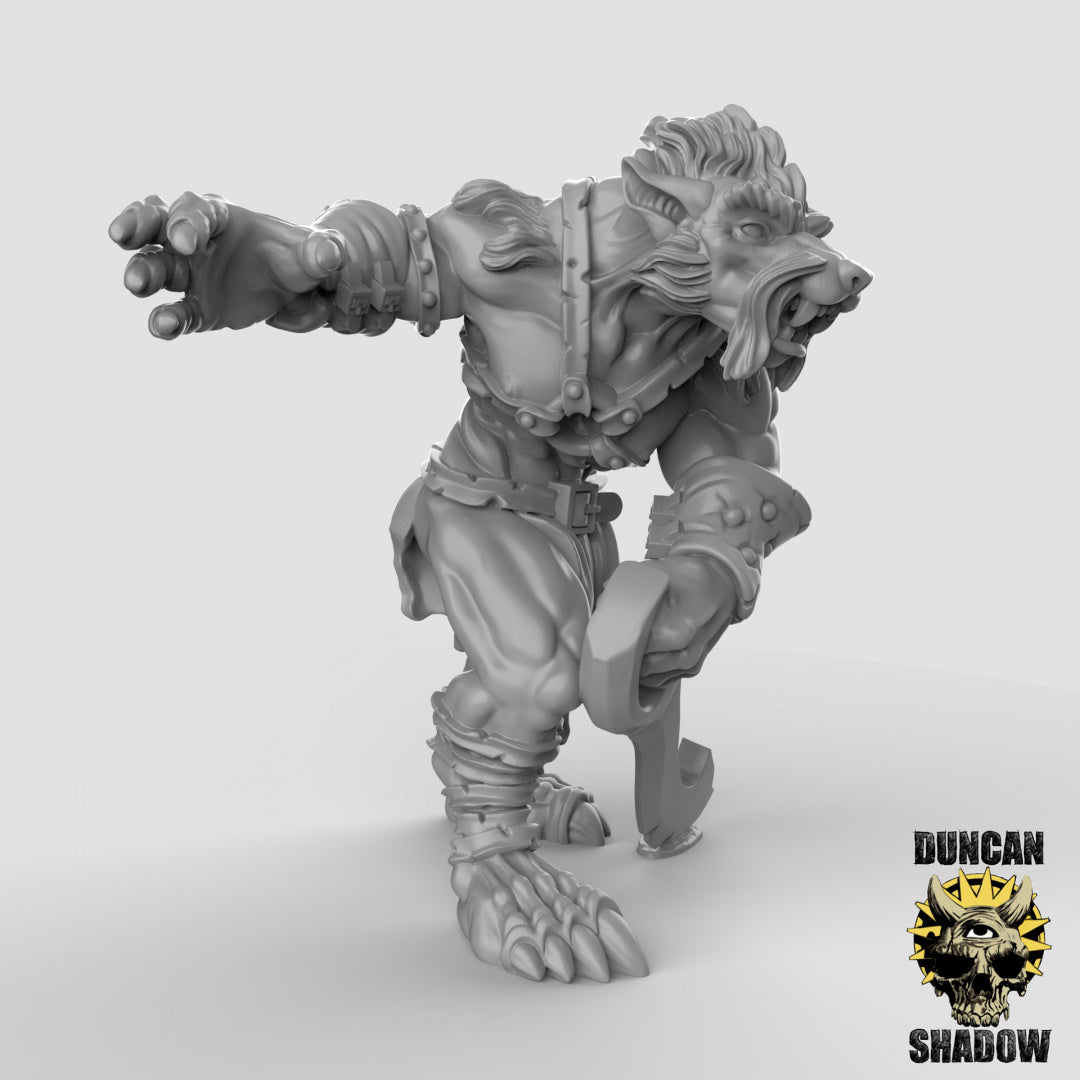 Guerreros lobos | Sombra de Duncan | Compatible con Dragones y Mazmorras y Pathfinder