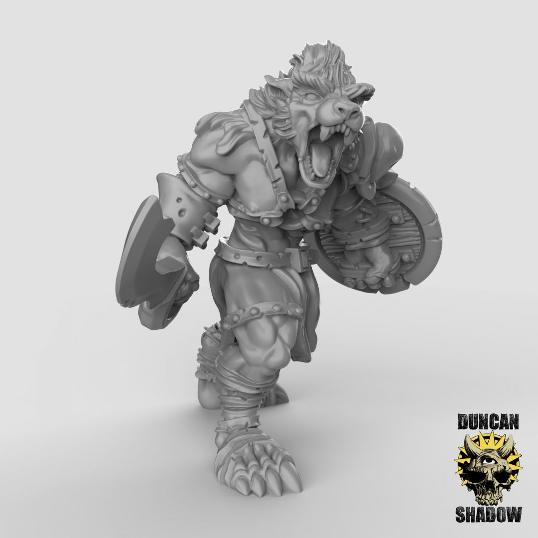 Guerreros lobos | Sombra de Duncan | Compatible con Dragones y Mazmorras y Pathfinder