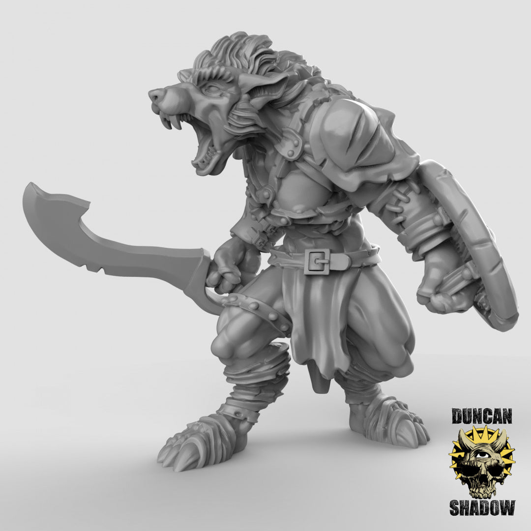 Guerreros lobos | Sombra de Duncan | Compatible con Dragones y Mazmorras y Pathfinder