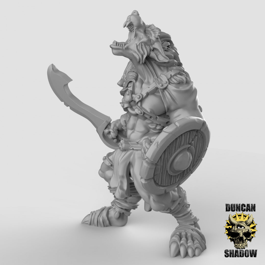Guerreros lobos | Sombra de Duncan | Compatible con Dragones y Mazmorras y Pathfinder