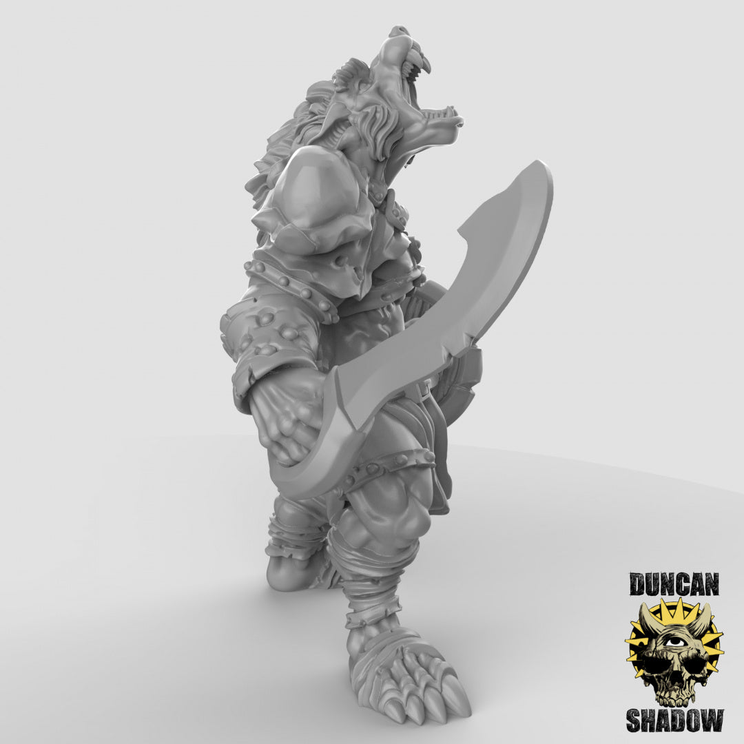 Guerreros lobos | Sombra de Duncan | Compatible con Dragones y Mazmorras y Pathfinder