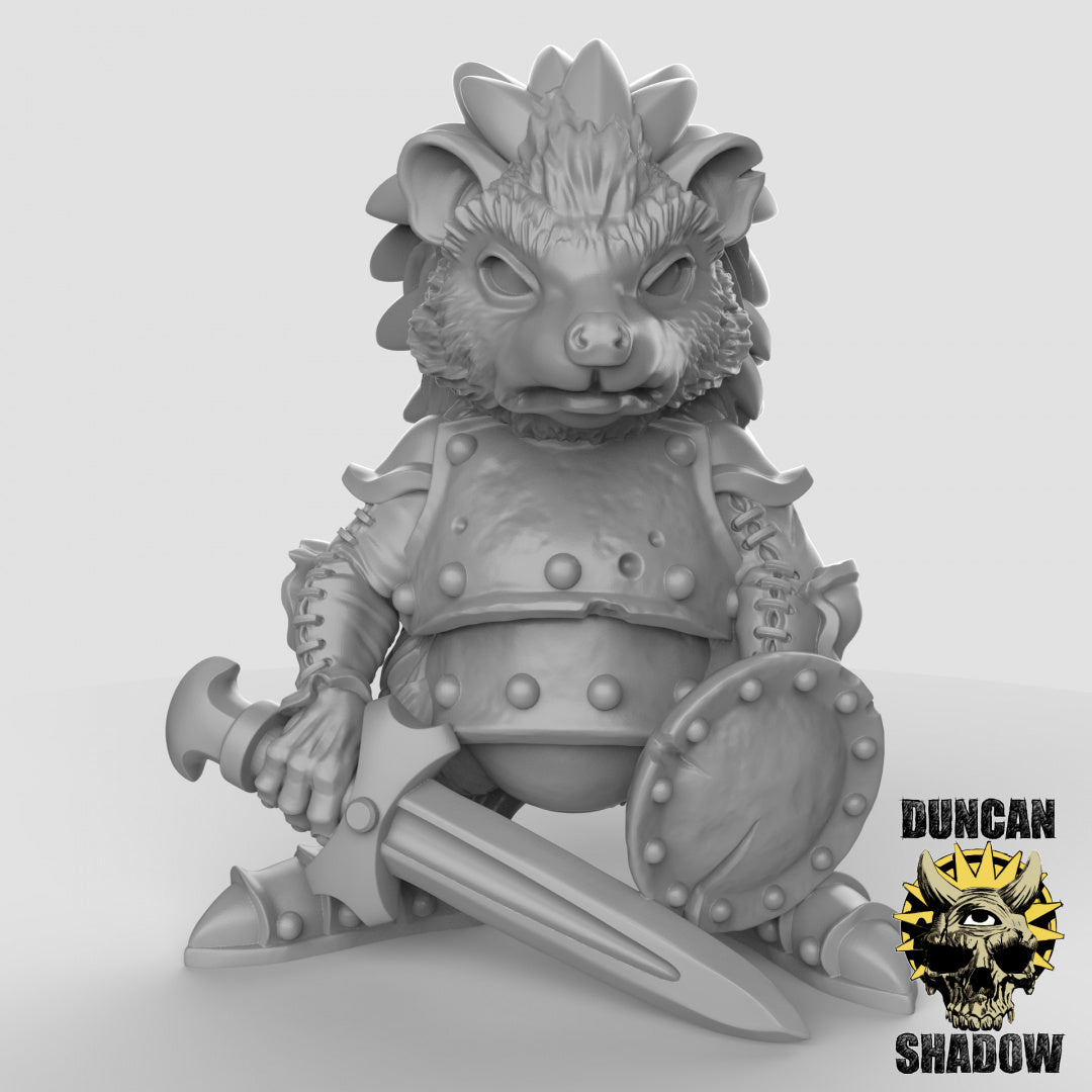 Hedgehog Folk Warriors | Duncan Shadow | Compatible with Dungeons & Dragons and Pathfinder