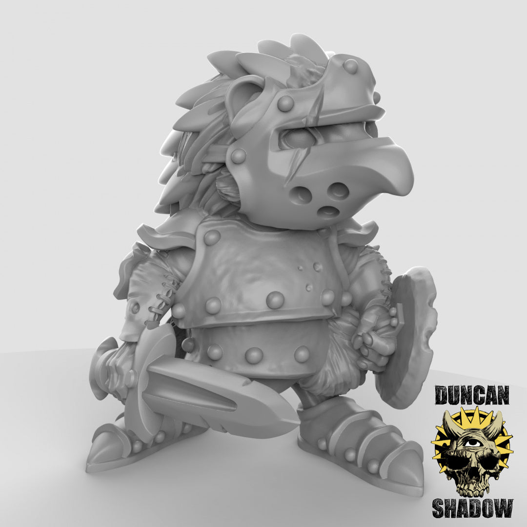 Hedgehog Folk Warriors | Duncan Shadow | Compatible with Dungeons & Dragons and Pathfinder