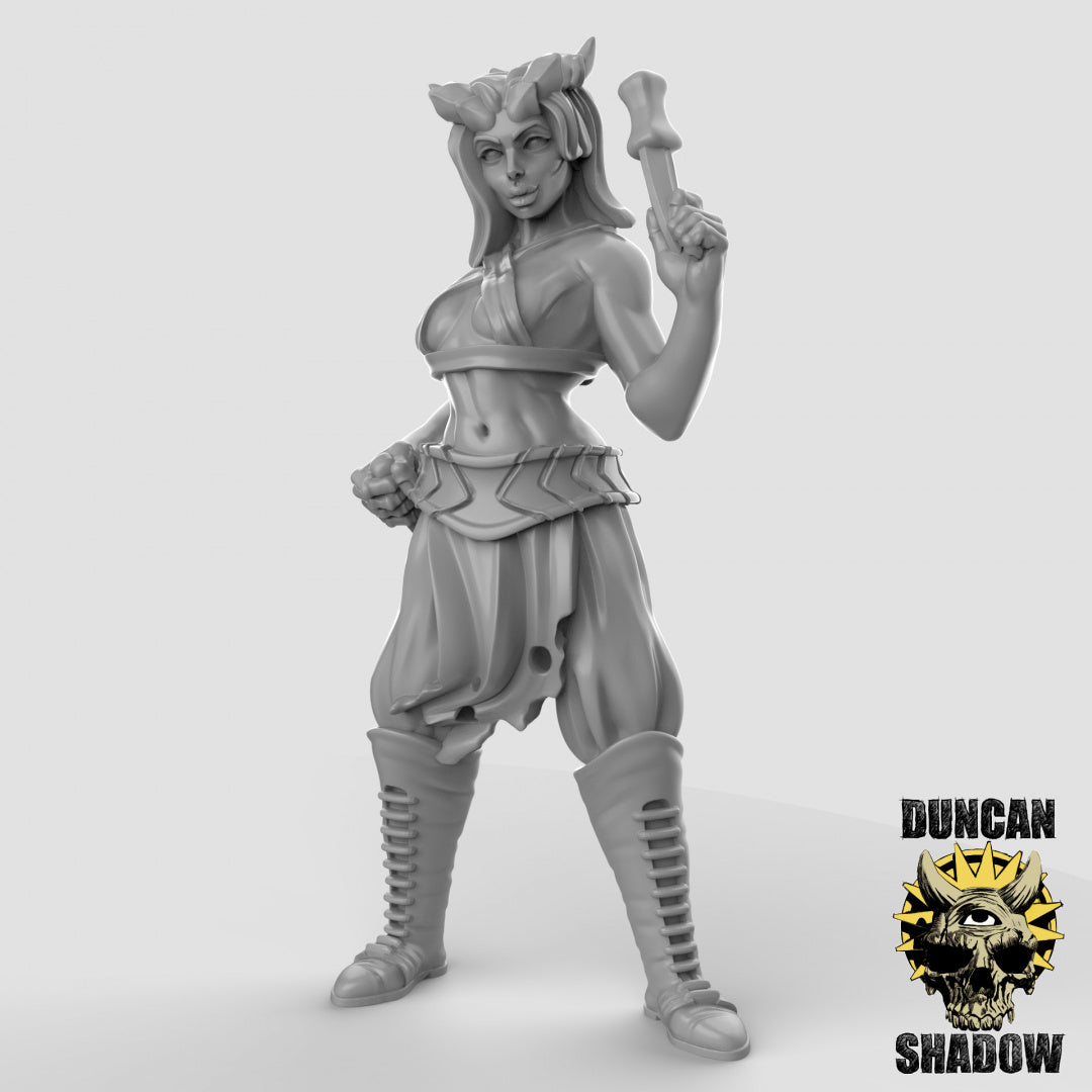 Tiefling Feminine Rogues | Duncan Shadow | Kompatibel mit Dungeons & Dragons und Pathfinder