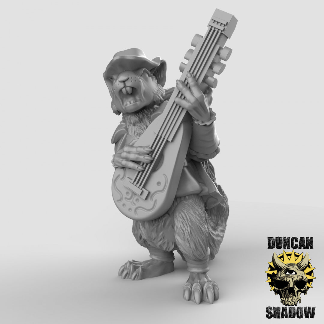 Scurryni Squirrel Folk Bards | Duncan Shadow | Compatible with Dungeons & Dragons and Pathfinder