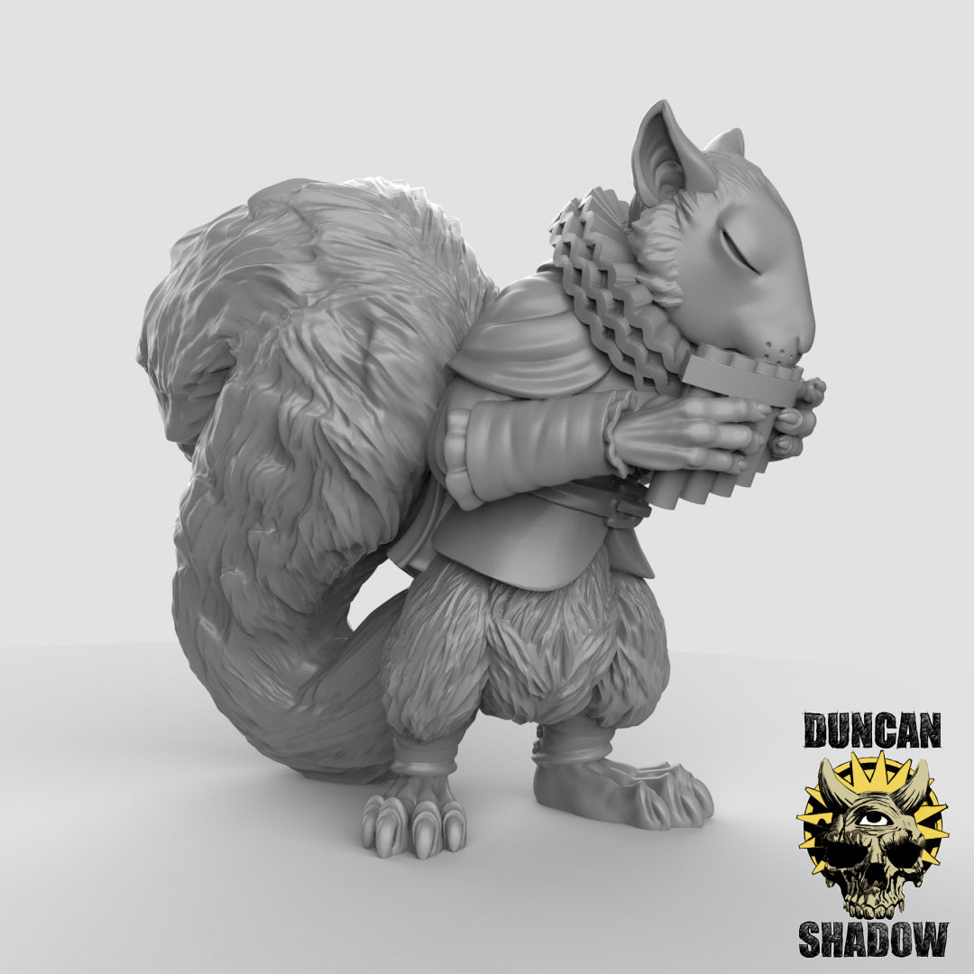 Scurryni Squirrel Folk Bards | Duncan Shadow | Compatible with Dungeons & Dragons and Pathfinder