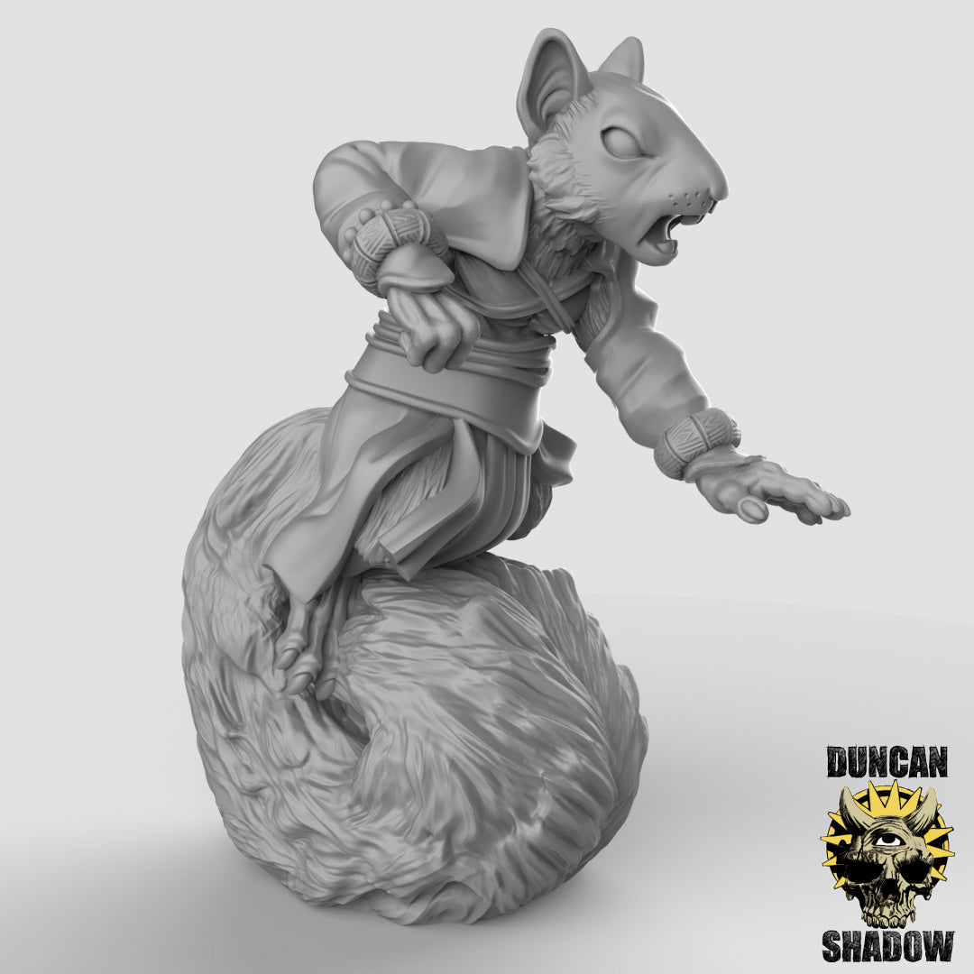 Scurryni Squirrel Folk Monks | Duncan Shadow | Compatible with Dungeons & Dragons and Pathfinder