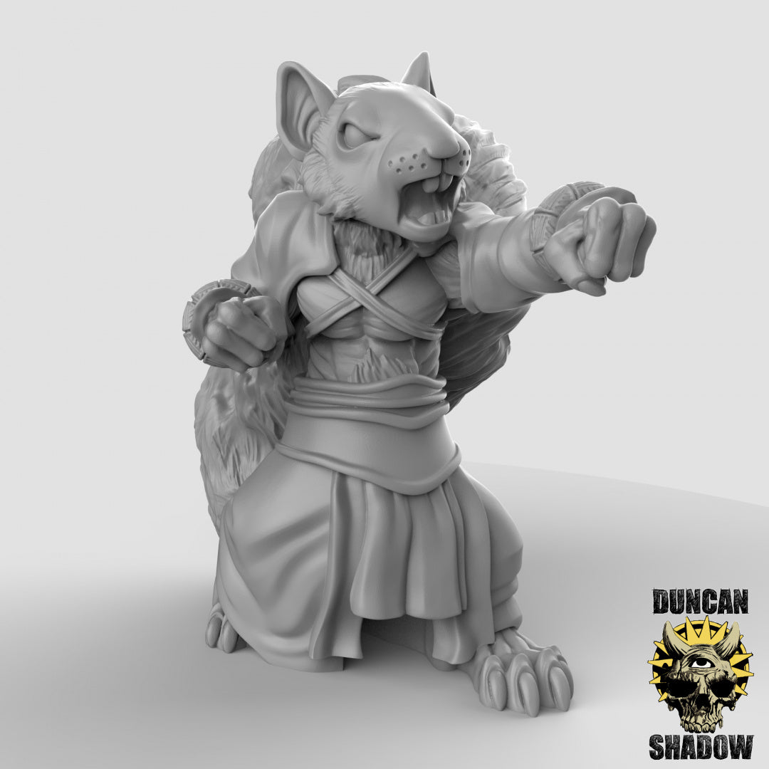Scurryni Squirrel Folk Monks | Duncan Shadow | Compatible with Dungeons & Dragons and Pathfinder