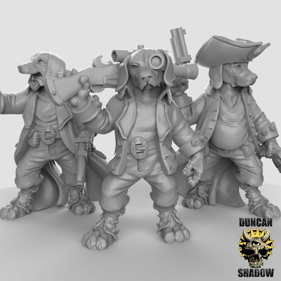 Pistoleros Beagle | Sombra de Duncan | Compatible con Dragones y Mazmorras y Pathfinder