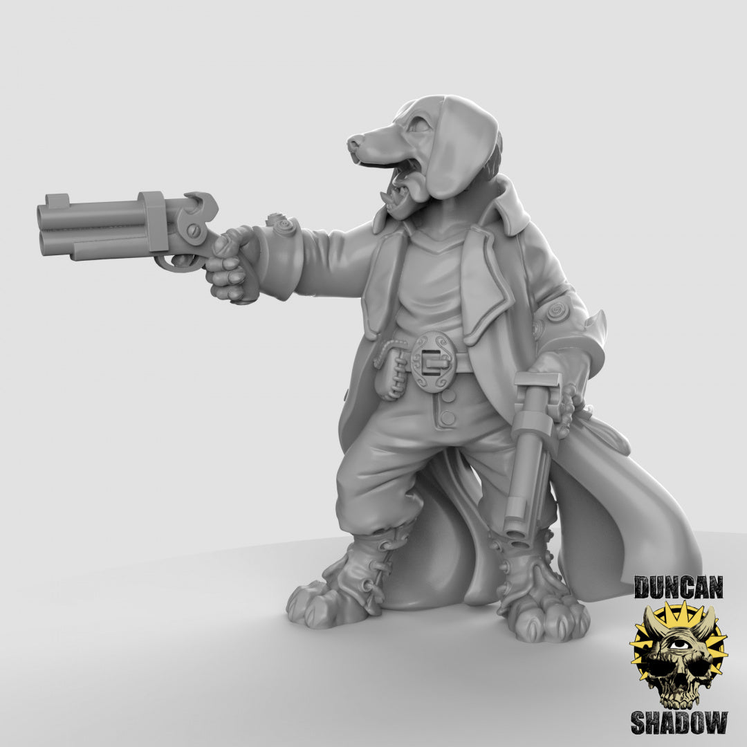 Beagle Gunslingers | Duncan Shadow | Compatible with Dungeons & Dragons and Pathfinder