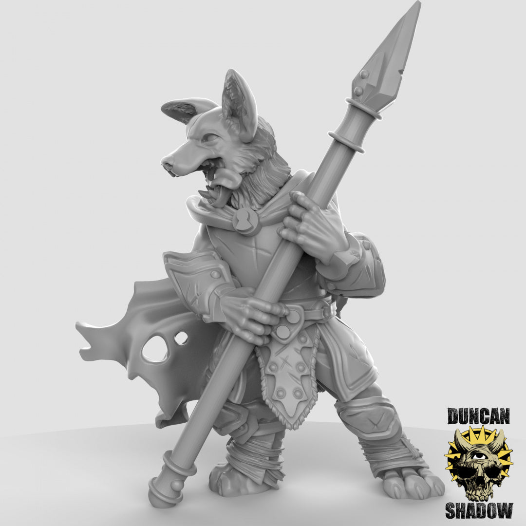 Corgi Fighters With Spears | Duncan Shadow | Compatible with Dungeons & Dragons and Pathfinder