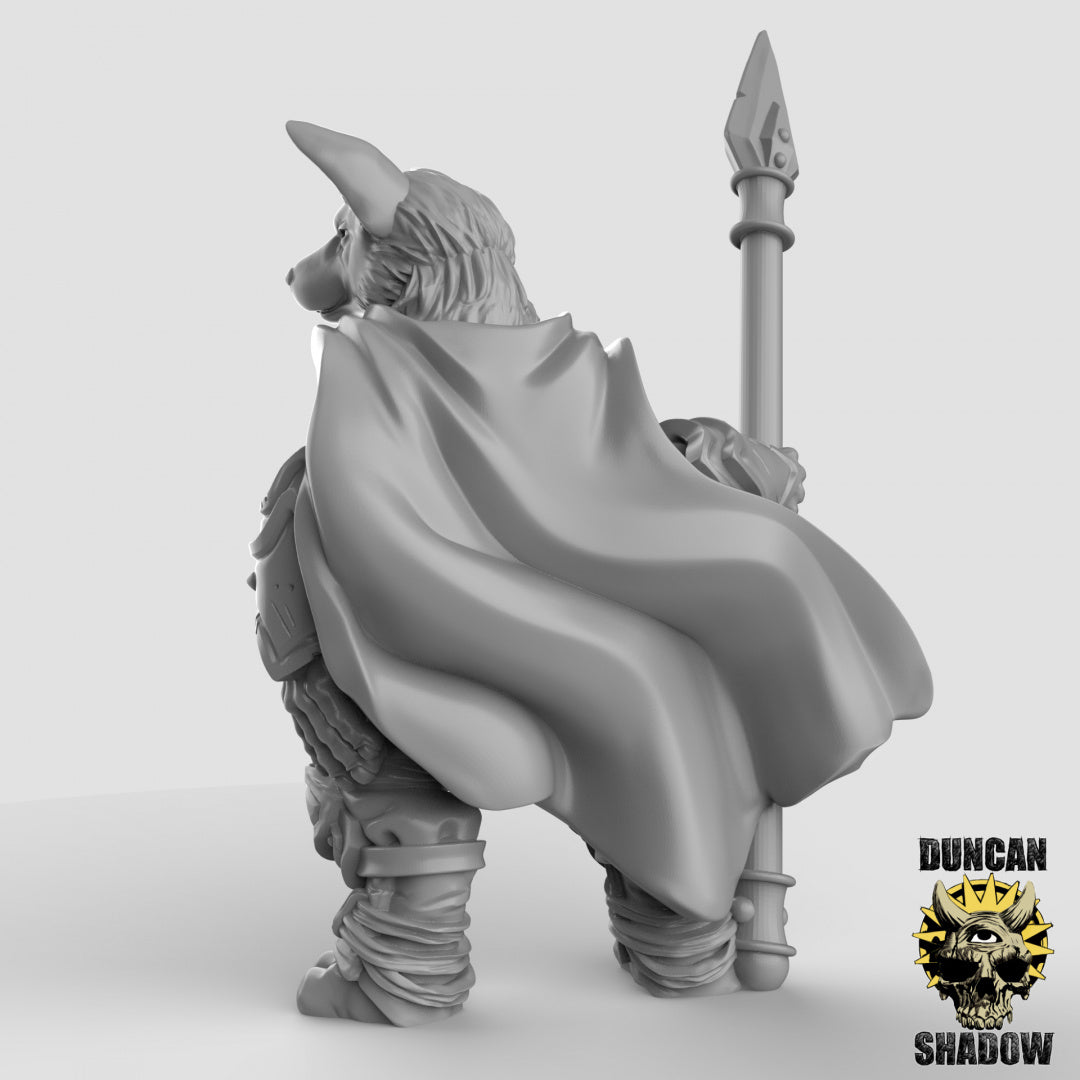 Corgi Fighters With Spears | Duncan Shadow | Compatible with Dungeons & Dragons and Pathfinder