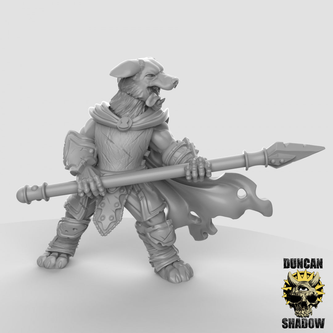 Corgi Fighters With Spears | Duncan Shadow | Compatible with Dungeons & Dragons and Pathfinder
