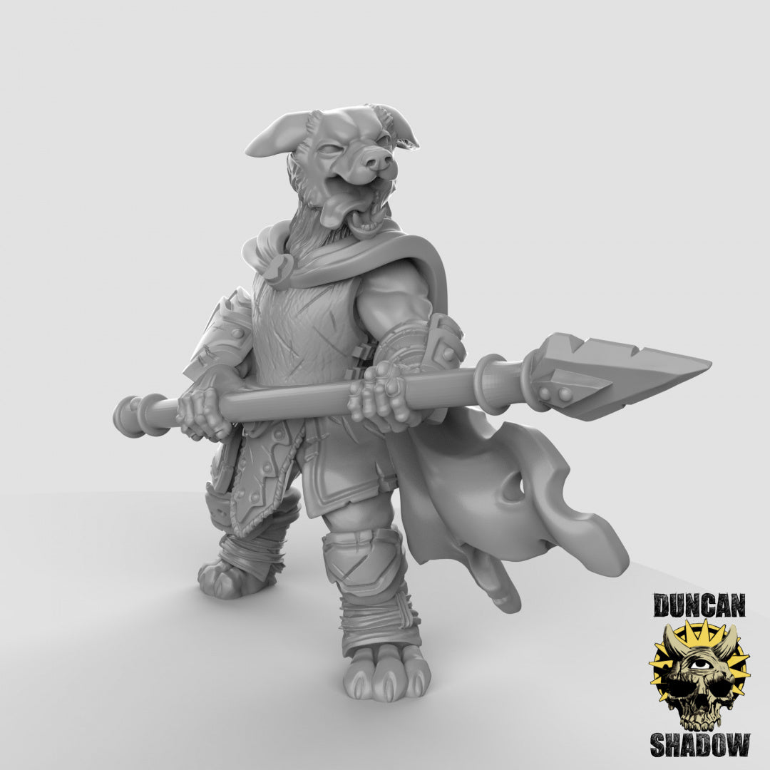 Corgi Fighters With Spears | Duncan Shadow | Compatible with Dungeons & Dragons and Pathfinder