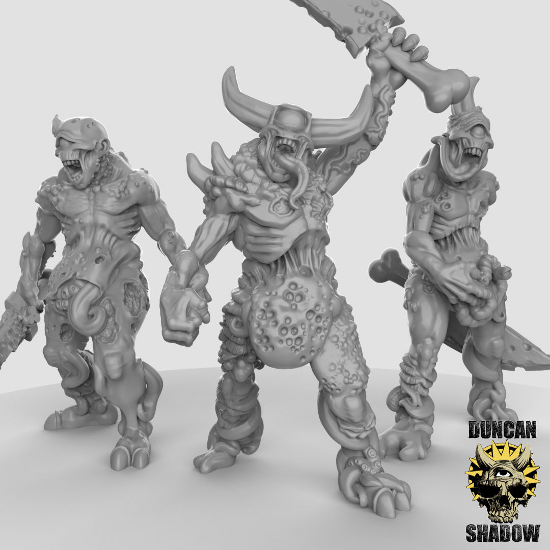 Demonios de plaga con espadas | Sombra de Duncan | Compatible con Dragones y Mazmorras y Pathfinder