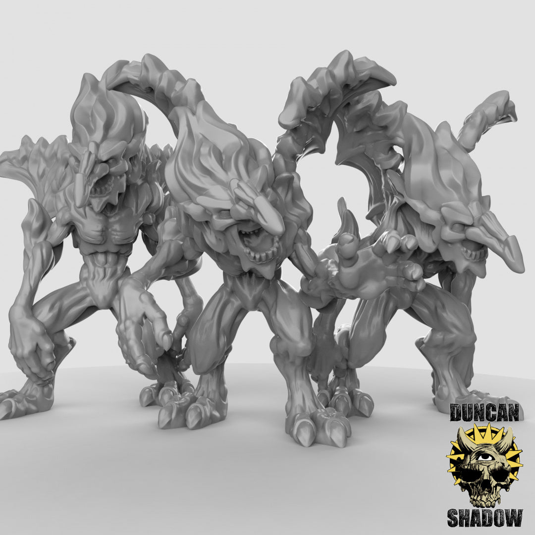 Mephits de Fuego | Sombra de Duncan | Compatible con Dragones y Mazmorras y Pathfinder