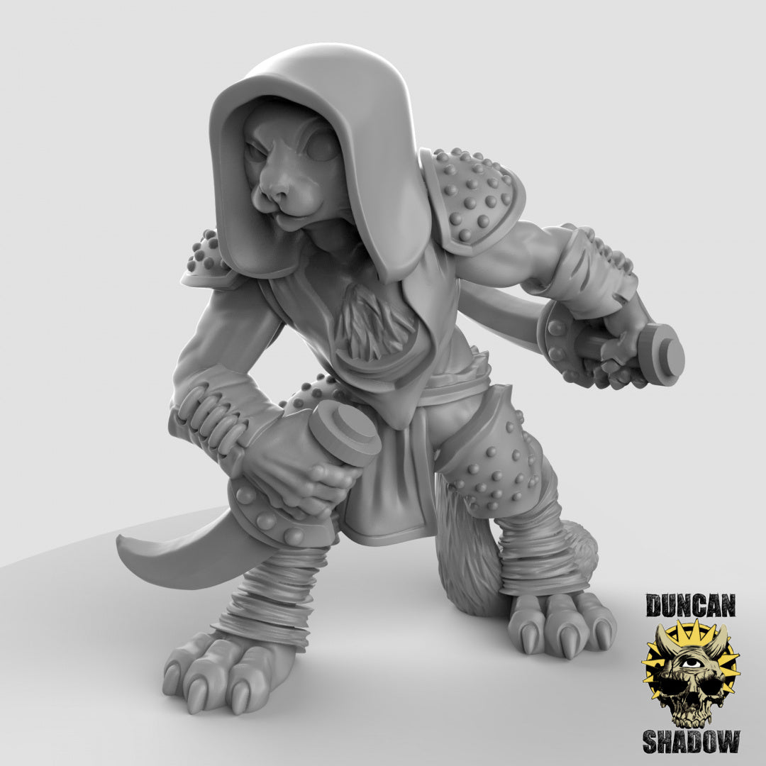 Cat Folk Bandits | Duncan Shadow | Compatible with Dungeons & Dragons and Pathfinder